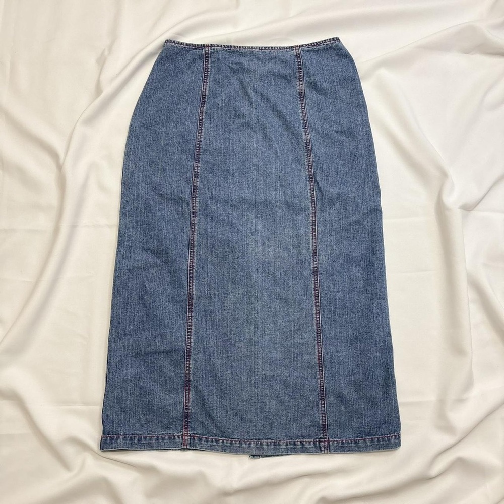 Classic Blue Denim Skirt